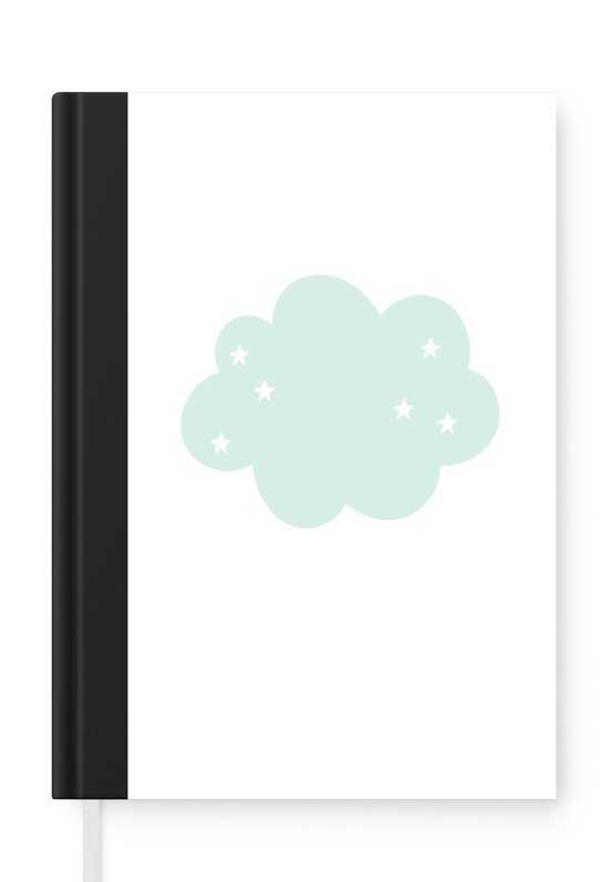 Carnet – Carnet d&rsquo;écriture – Nuage – Etoiles – Pastel – Enfants – Bébé – Carnet – Format A5 – Bloc-notes