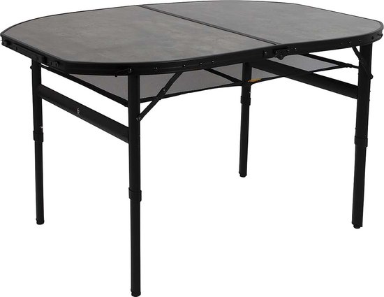 Bo-Camp Industrial – Table – Northgate – Ovale – Modèle valise