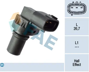 Capteur d&rsquo;angle, vilebrequin FAE 79392