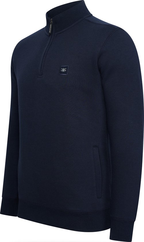 Cappuccino Italia – Sweats Homme Zip Marine – Blauw – Taille S