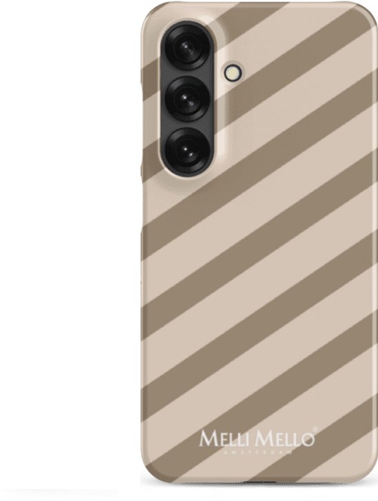 Coque de téléphone Melli Mello à rayures sable (coque rigide)