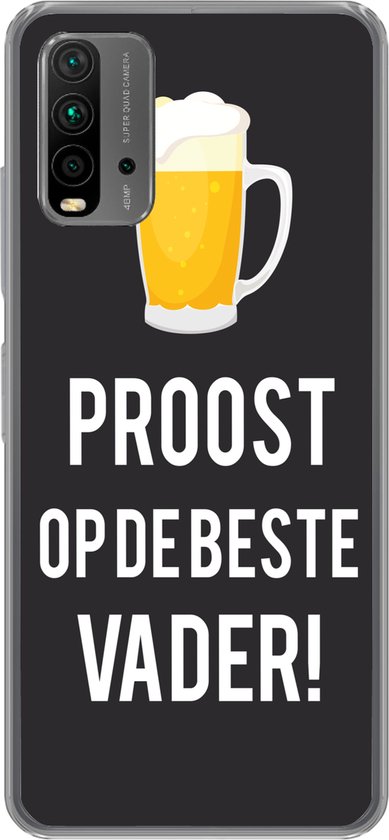 Coque Xiaomi Redmi 9T – Vaderdag – Citations – Bières – Coque de téléphone en Siliconen