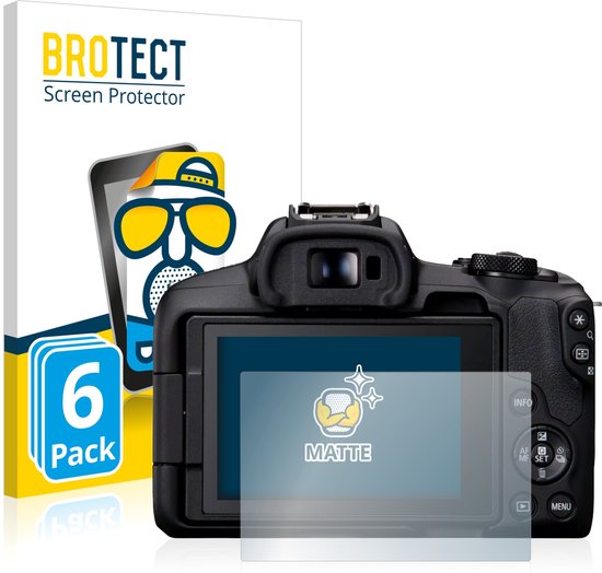 BROTECT – Film de protection d&rsquo;écran mat pour Canon EOS R50 (6 pièces)