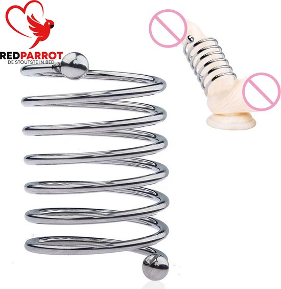 Cockring spirale | Cockring de Luxe | Métal | Version de luxe | Ajustable | Différentes tailles