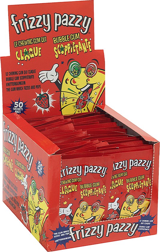 Chewing-gum Frizzy Pazzy – 50 paquets