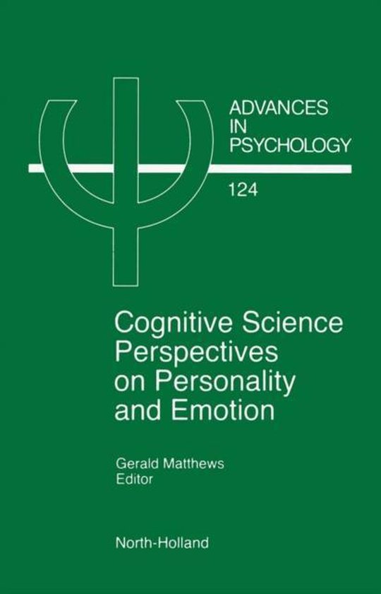 Cognitive Science Perspectives on Personality and Emotion Volume 124