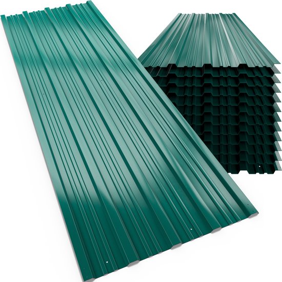 Deuba Green plaques murales et toiture 129x45cm