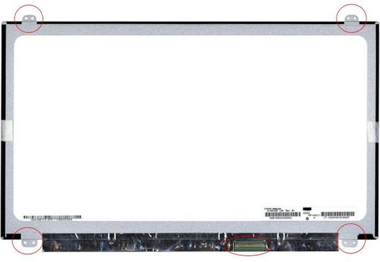 Écran LCD pour ordinateur portable 15,6&Prime; N156BGE-EB1 REV(brillant)