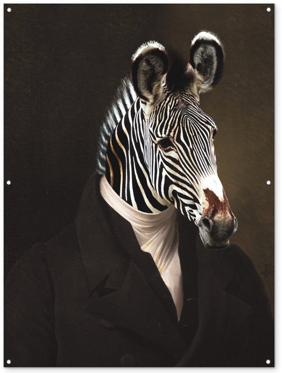 Décoration murale&rsquo; extérieur Maîtres anciens – Zebra – Art – 120×160 cm