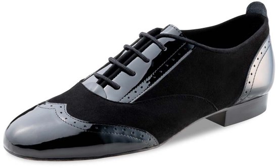 Chaussures de danse Werner Kern Taylor LS pour femmes, pour Latin, salsa, Swing, Rock – Chaussures de danse plates – Semelle en cuir – Werner Kern – Zwart – 36