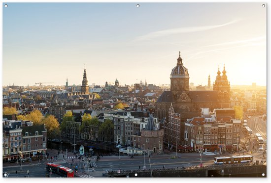 Décoration murale Amsterdam – Soleil – Pays- Nederland – 180×120 cm – Affiche de jardin