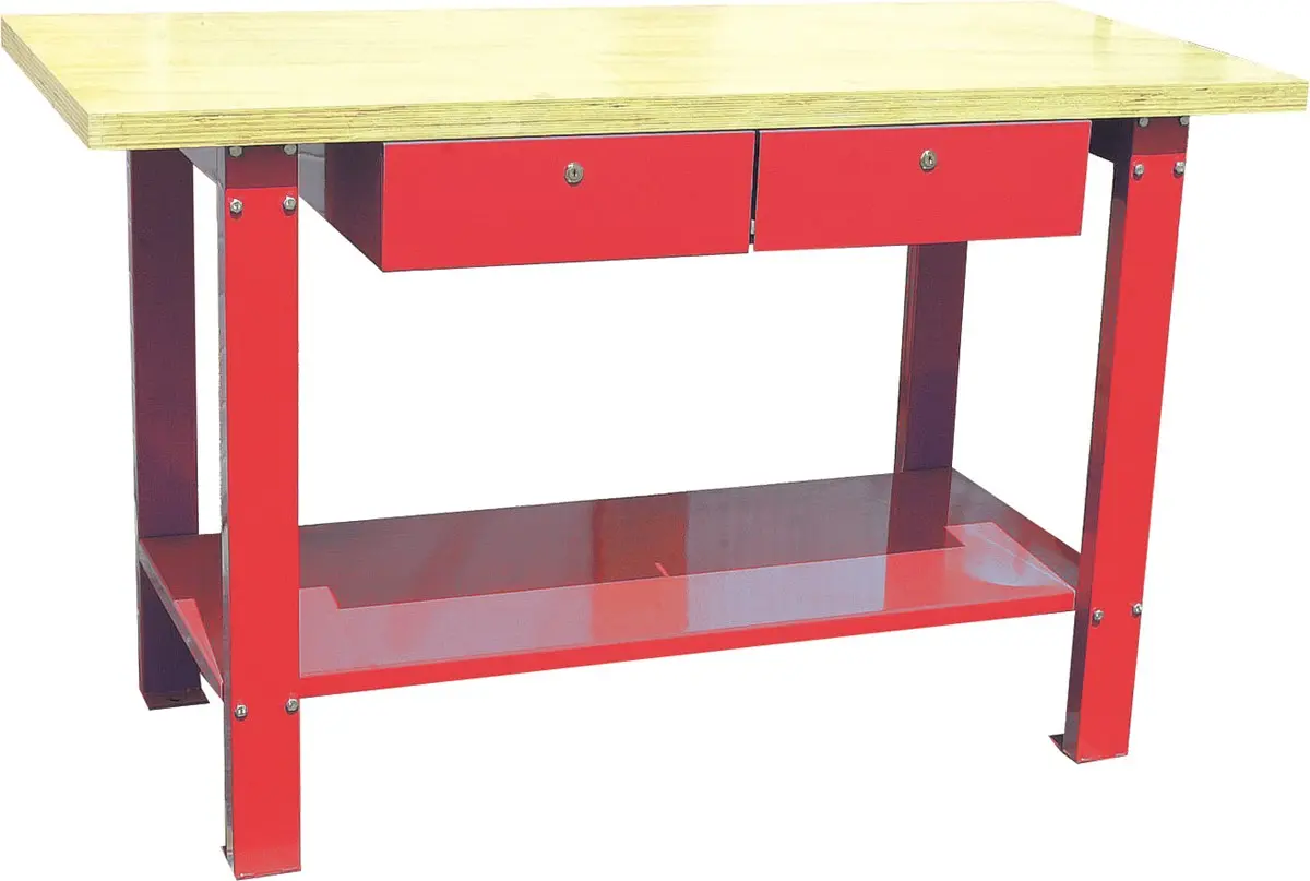 DRAKKAR EQUIPEMENT – Établi bois avec 2 tiroirs – 09277