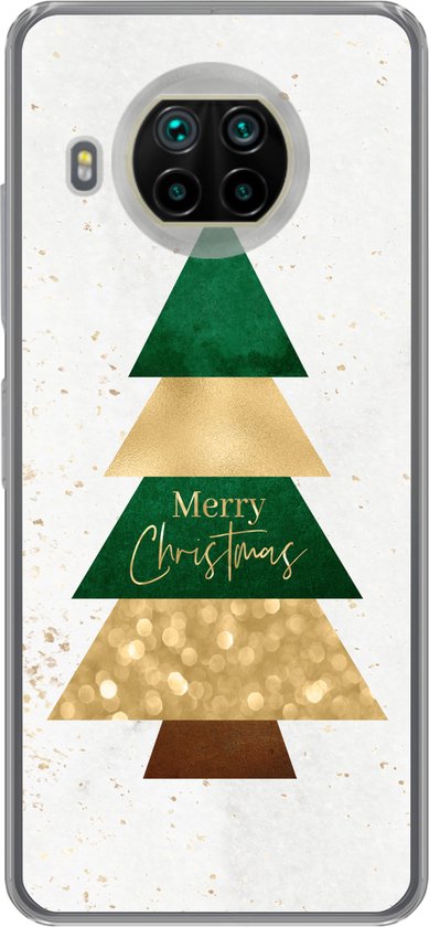 Coque Xiaomi Mi 10T Lite 5G – Sapin de Noël – Joyeux Noël – Dictons – Citations – Noël – Étui de téléphone en Siliconen