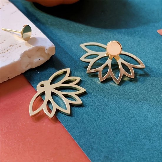 Boucles d&rsquo;oreilles Livano – Femme – Fille – Clip – Aimant – Pince – Magnétique – Couleur Or