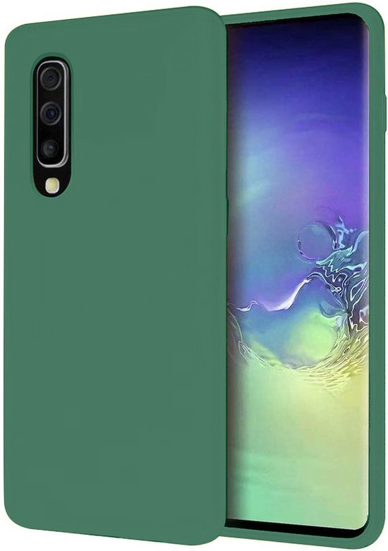 Coque en silicone Shieldcase Samsung Galaxy A50 – verte