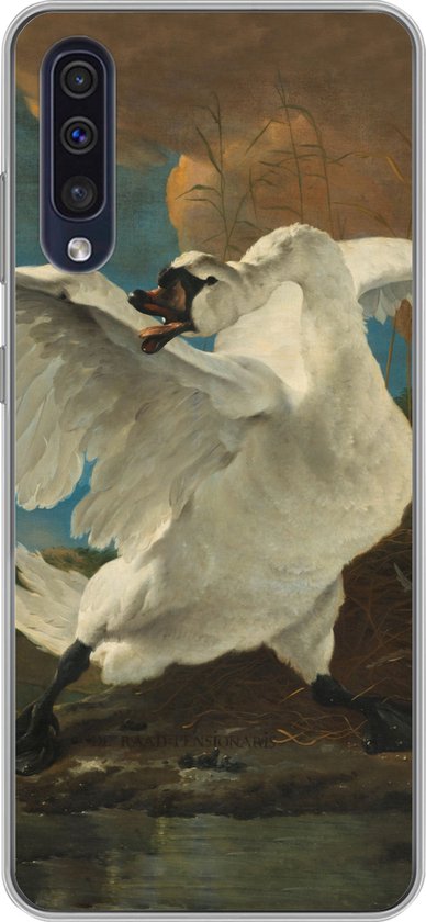 Coque Samsung Galaxy A30s – Le cygne en voie de disparition – Peinture de Jan Asselijn – Coque de téléphone en Siliconen