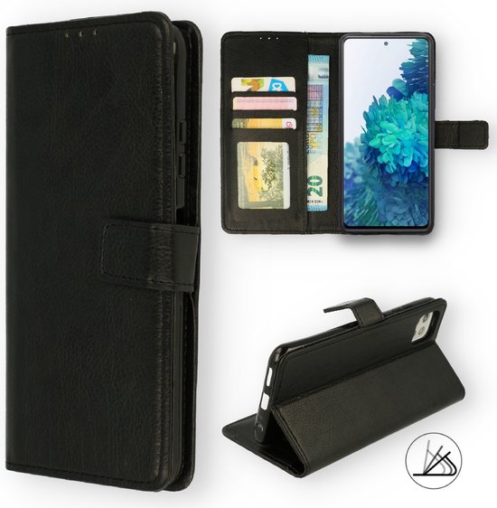 Coque Oppo Find X5 Pro Zwart – Etui Portefeuille – Porte-Cartes & Languette Magnétique