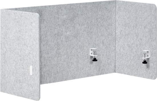 BELIANI SOLOA – Paravent – Grijs – 120 x 60 cm – Polyester