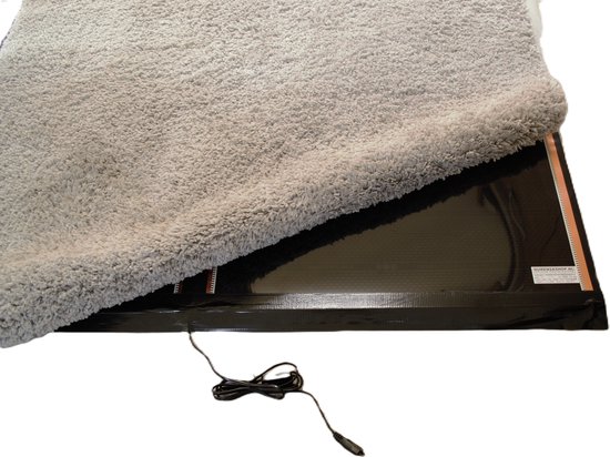 Chauffage de tapis Durensa avec isolation et interrupteur marche/arrêt 100*190 cm 418 Watt