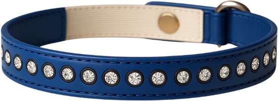 Collier pour chat Animalking – Collier pour chat avec clochette – Collier pour chat – Collier pour chat – Collar Cat – Blauw avec diamants