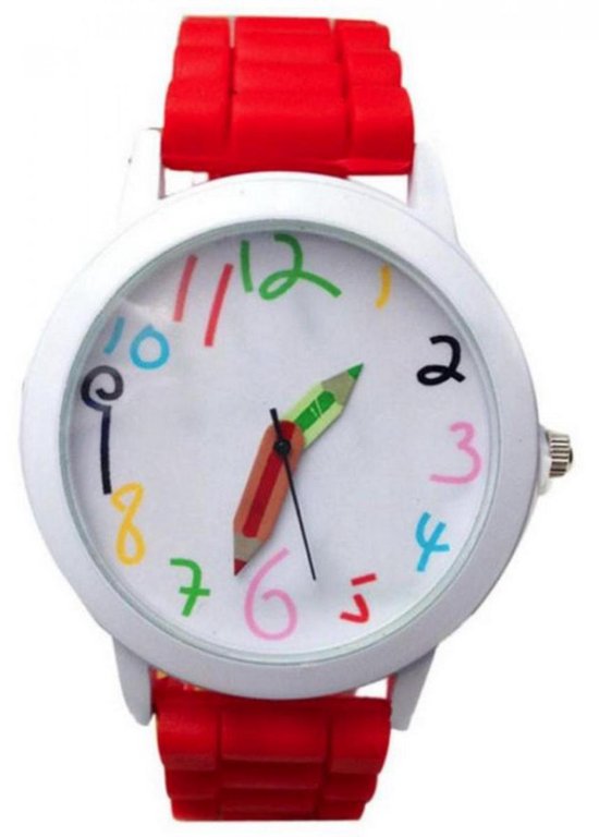 Crayon pour montre Hidzo – Ø 39 mm – Rouge – Silicone