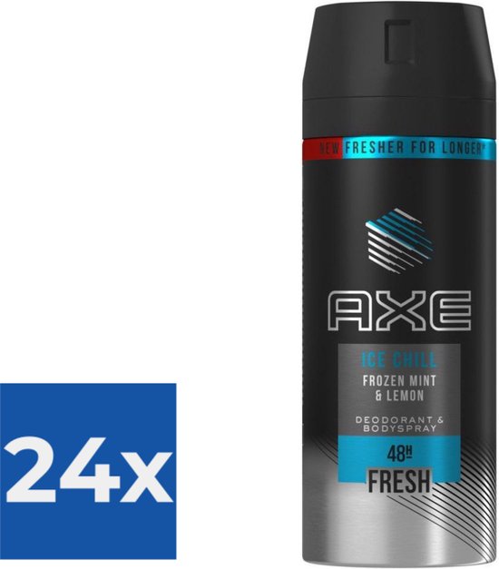 Axe Deospray – Ice Chill 150 ml – Pack économique 24 pièces