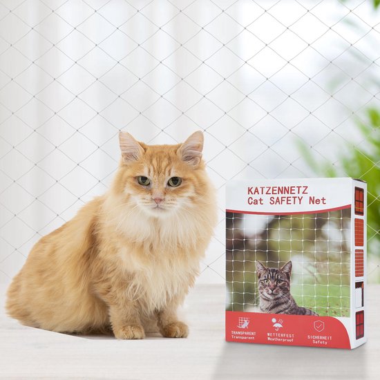Filet de chat pour balcon, balconnet est robuste résistant aux morsures, aux UV et aux intempéries, pour balcons, terrasses et fenêtres 3x8m