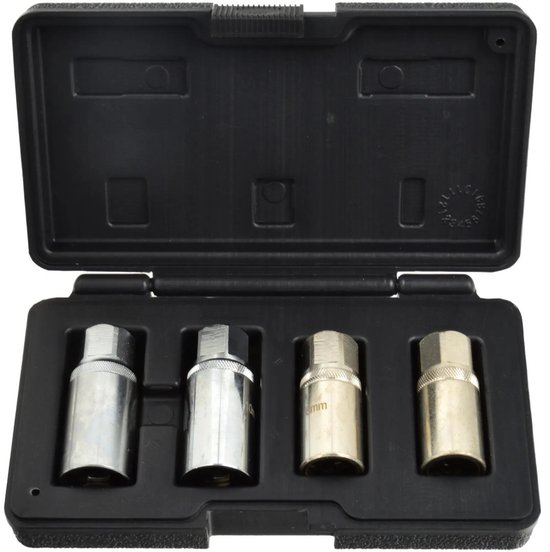 Coffret d&rsquo;extracteurs de Tiges filetées – 4 pièces – 6, 8, 10 et 12 mm – GEKO