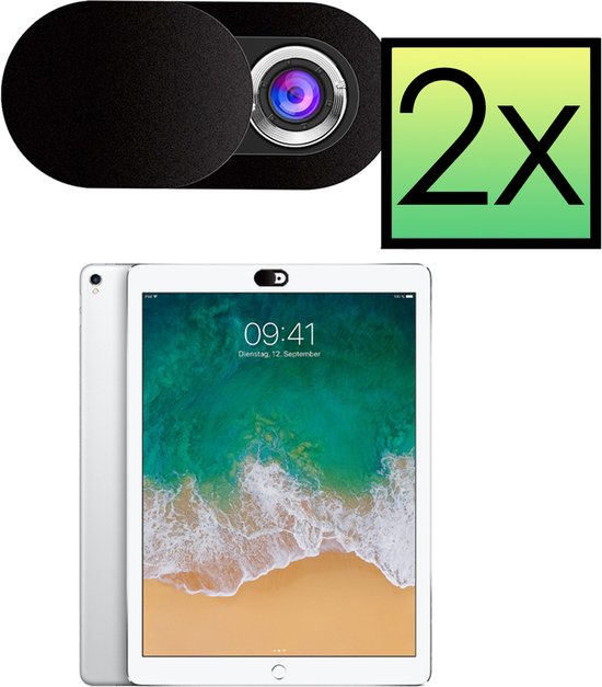 Cache Webcam Zwart Privacy Curseur Universel Protection de la Vie Privée – 2x