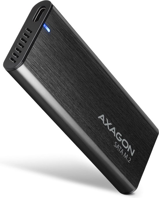 AXAGON EEM2-SBC Boîtier pour disques durs M.2 M.2 2242, M.2 2260, M.2 2280 USB-C® USB 3.2 (Gen 2)