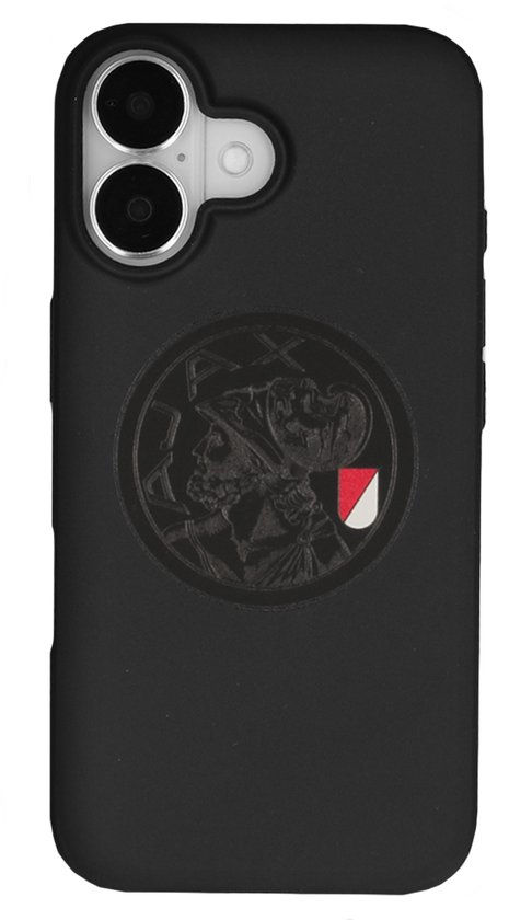 Coque de téléphone Ajax iPhone 16 avec logo noir