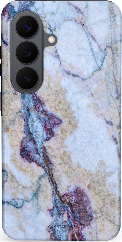 Étui Casetastic Adapté pour Samsung Galaxy S26 – Étui Duo-layer Protecteur Élégant – Marbre Profondeur Océan