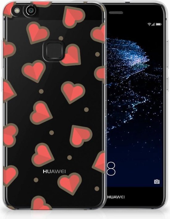 Coque pour Huawei P10 Lite Case Cover Cœurs