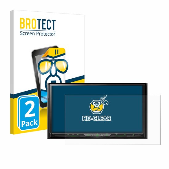 BROTECT – Protecteur d&rsquo;écran pour Pioneer AVH-Z9200DAB – Film Film de protection transparent (2 Pièces)