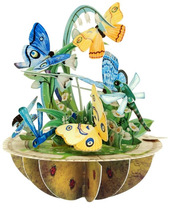 Carte 3D Butterfly et Libellule – Santoro London Pirouettes