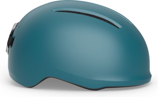 Casque de vélo MET Vibe Homme & Femme – Casque de vélo E-Bike Adultes – Vélo électrique – Vélo de ville – Taille M (56-58cm) – Blue mat (Blauw)