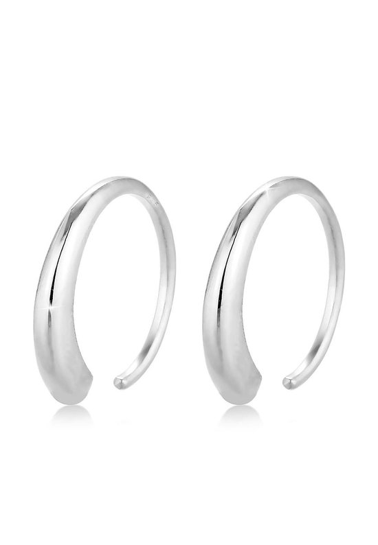 Boucles d&rsquo; oreilles Elli femmes Boucles d&rsquo; Boucles d&rsquo;oreilles femmes Geo Basic Open Blogger Plain en Argent sterling 925 –