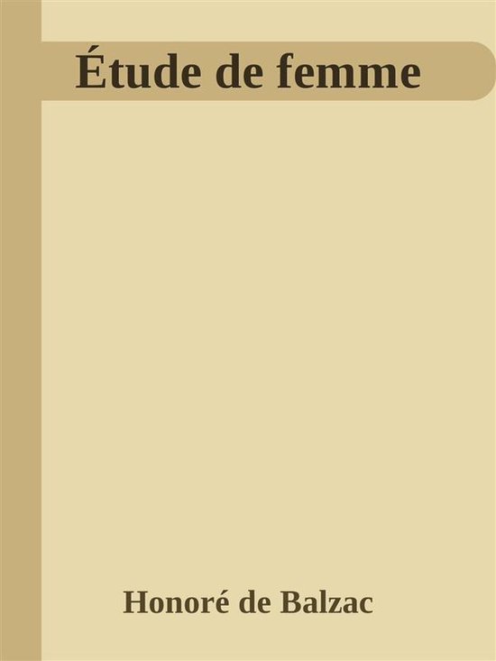Étude de femmeEbook