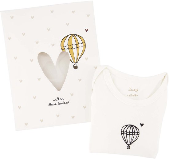 Body Zusss Dans Une Boîte Cadeau Bienvenue Petit Mignon Blanc – Cadeau – Bébé – Naissance – Grossesse