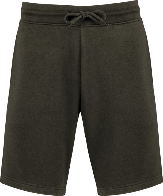 Bermuda bio pour homme en tissu molletonné Organic Kaki – 4XL