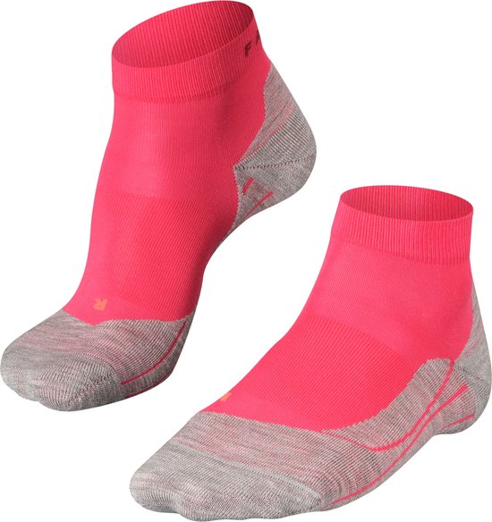 FALKE RU4 Chaussettes de course courtes pour femmes – mélange rose (rose) – Taille: 35-36