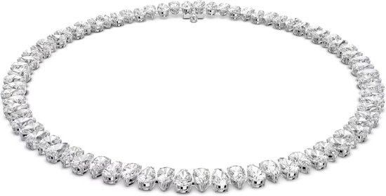 Collier Swarovski Femme Métal – Ton Argenté