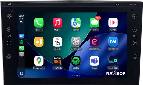 Convient pour Opel Vivaro – Zwart (2003 à 2011) | 4+64 Go 8 cœurs | Autoradio Android 15.0 CarPlay 7 pouces | CarPlay sans fil et Android Auto | Micro, caméra (AHD) et DAB+ | Bluetooth et WiFi | NAVIBOP NB-4761 | Année de construction 2003 à 2011
