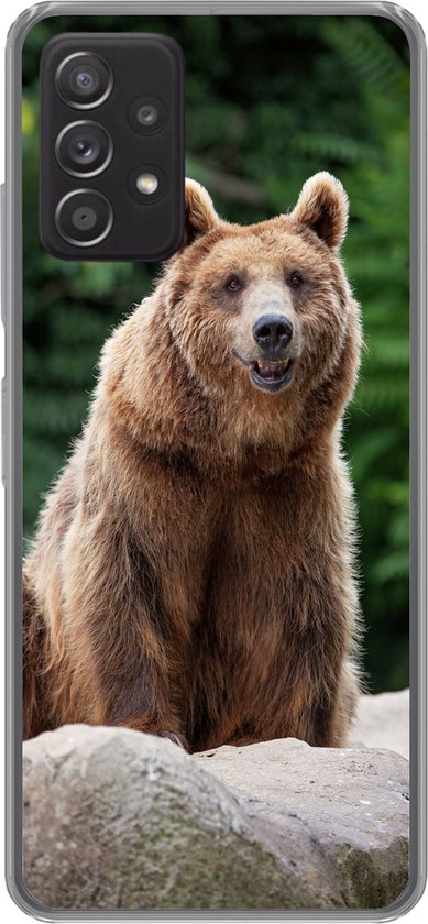 Coque Samsung Galaxy A53 5G – Forêt – Ours – Pierres – Siliconen