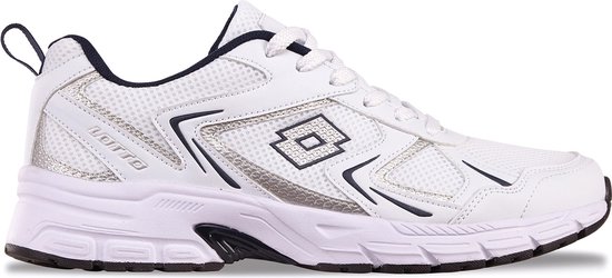 Baskets basses unisexes Lotto KITAURA 2400010U blanc/bleu marine