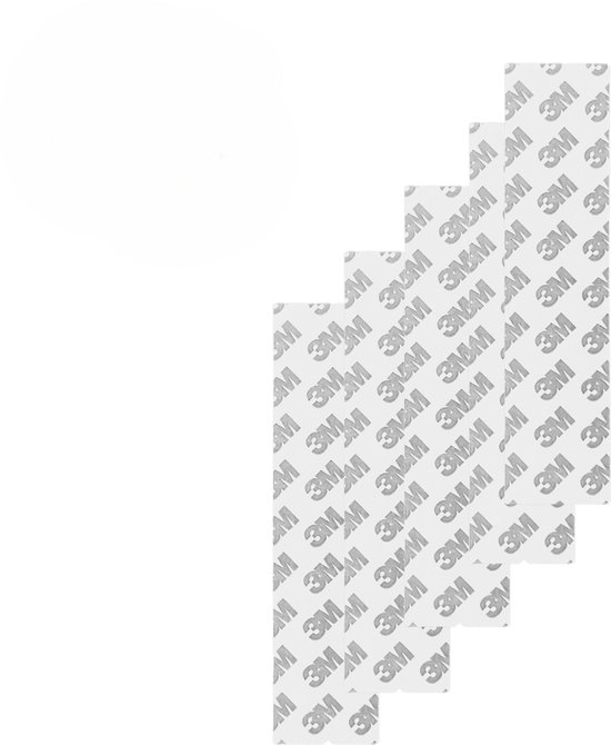 Bandes Adhésives 3M – Tape Double Face – Bandes Adhésives – 10 CM – Paquet de 5 – Objets Légers