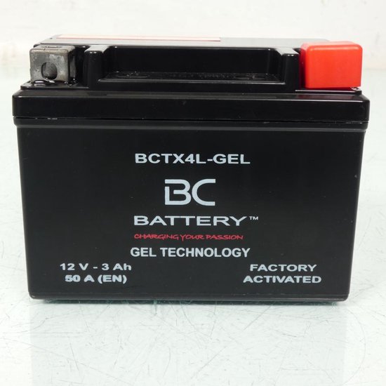 Batterie SLA BC Battery pour Scooter Kymco 50 KB 1997 YTX4L / 12V 3Ah Neuf