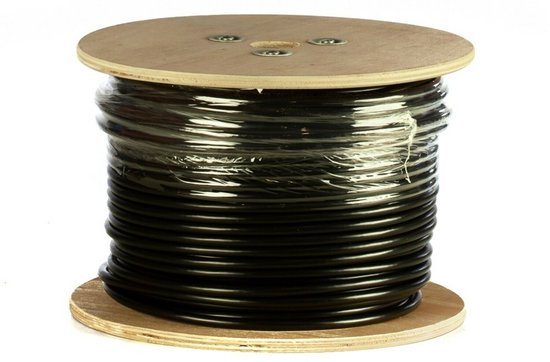 Câble extérieur DANICOM CAT6A FTP 305m op rol rigide – PE (Fca)