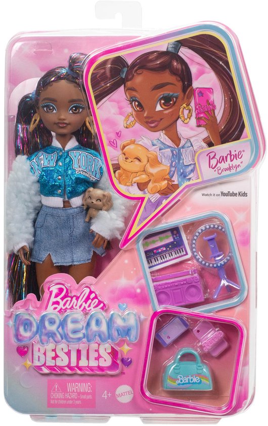 Barbie Dream Besties Brooklyn – Poupée Barbie