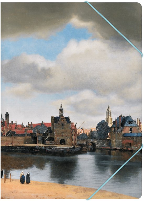 Chemise à documents A4 – Chemise avec Élastique – La Vue de Delft de Vermeer – MuseumEditions